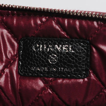 Chanel Caviar Quilted Medium Cosmetic Case Black 4 of 6