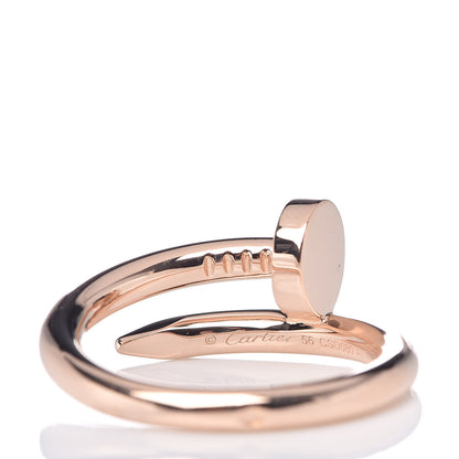 Cartier 18K Pink Gold Juste Un Clou Ring 56 7.5 5 of 6