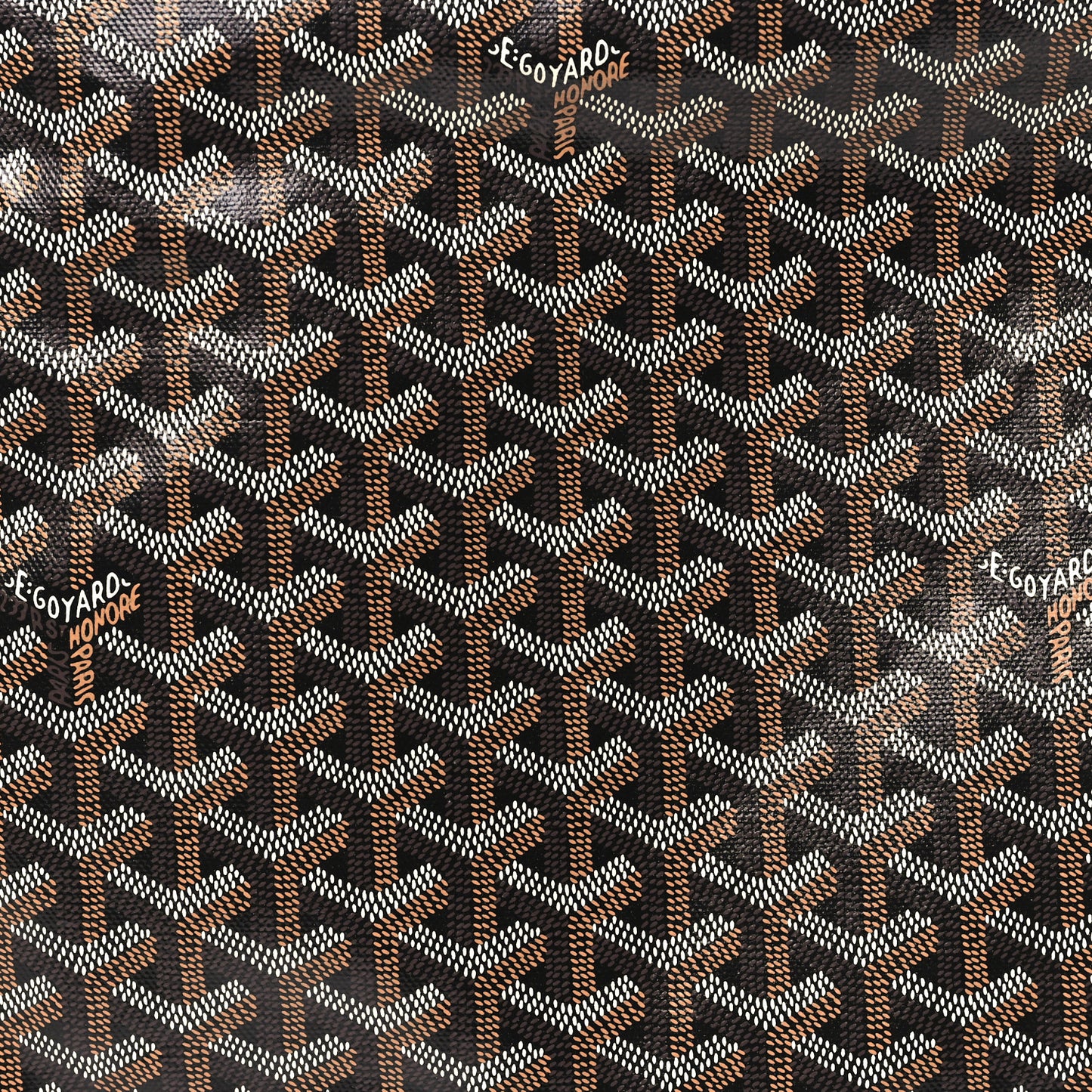 Goyardine Boheme Hobo Black Gold
