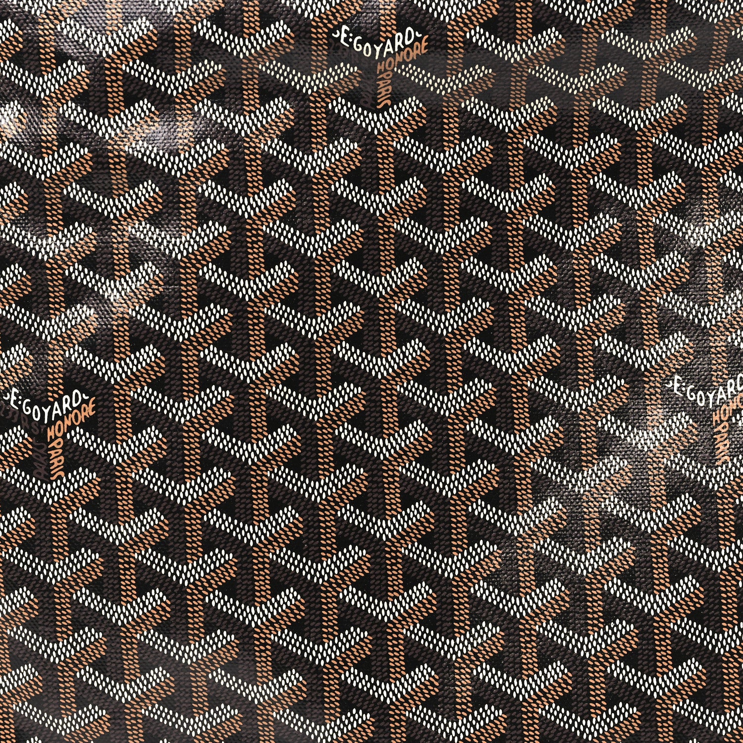 Goyard Goyardine Boheme Hobo Black Gold 9 of 11