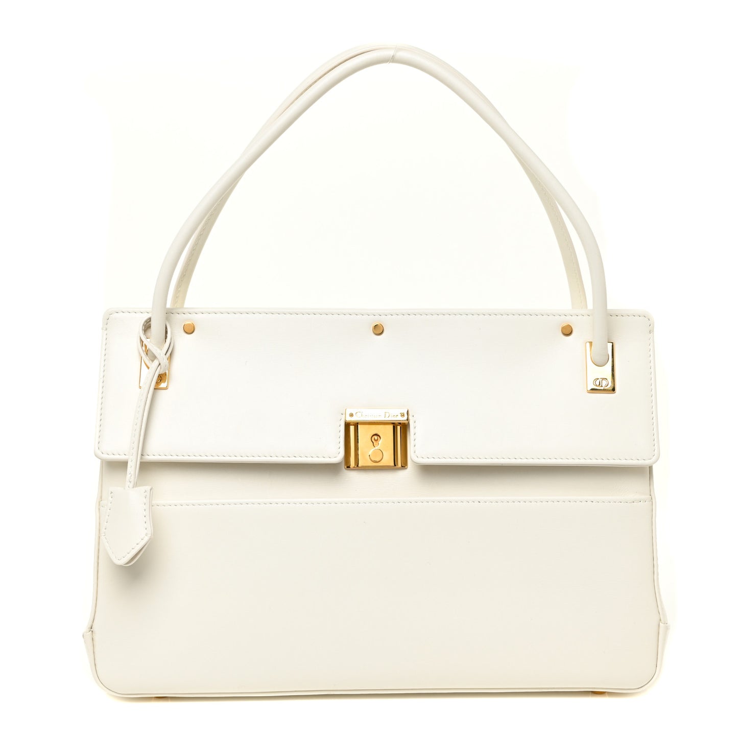 Smooth Calfskin Parisienne Bag Latte