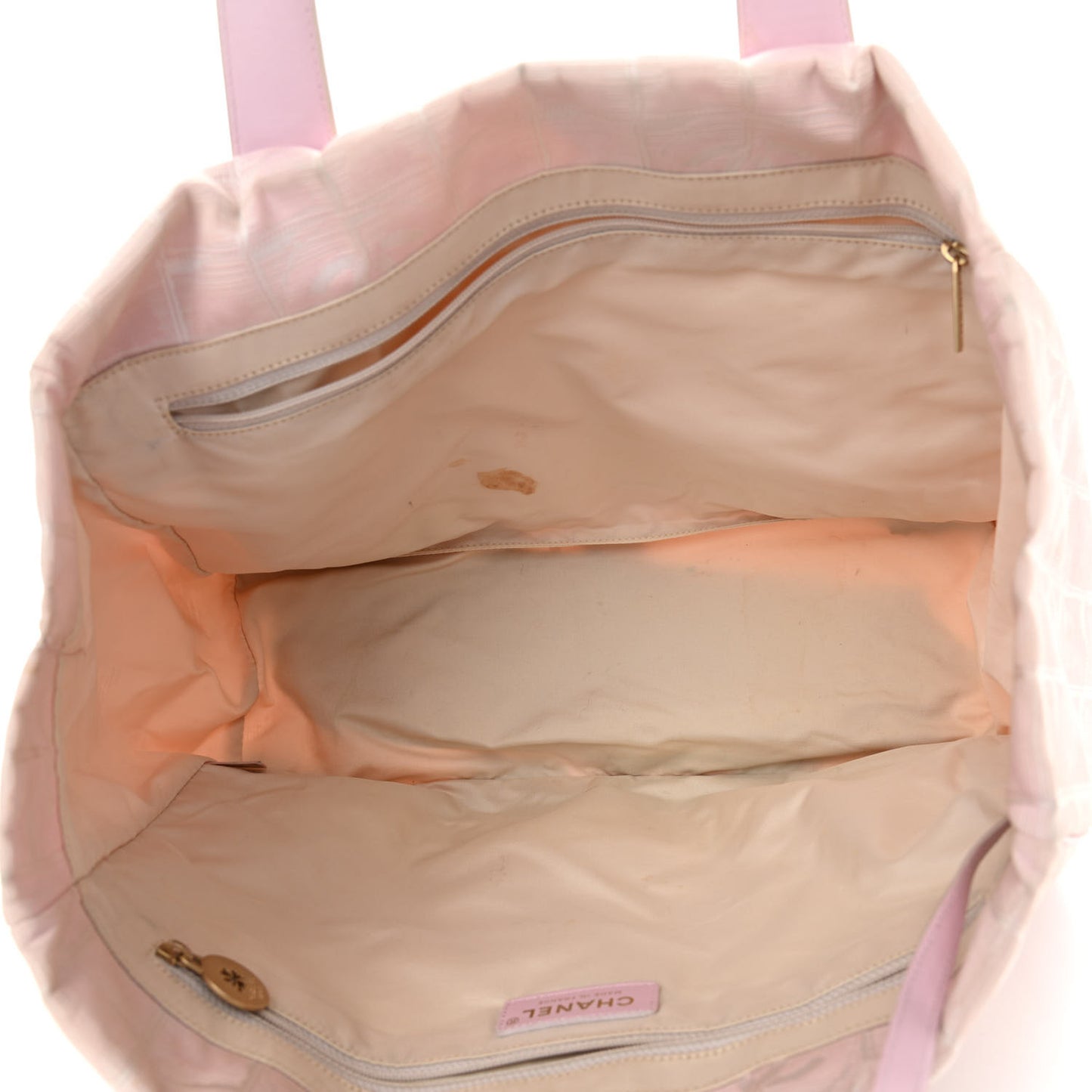Nylon Medium Travel Tote Pink