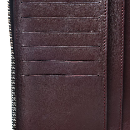 Chanel Lambskin Quilted Large Zip Around Organizer Wallet Black 9 of 16