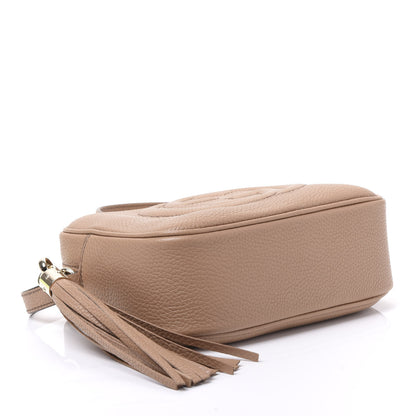 Gucci Pebbled Calfskin Small Soho Disco Bag Rose Beige 3 of 9