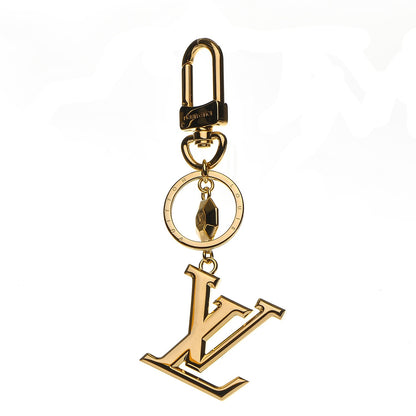 Louis Vuitton LV Facettes Bag Charm Key Holder Gold 1 of 5