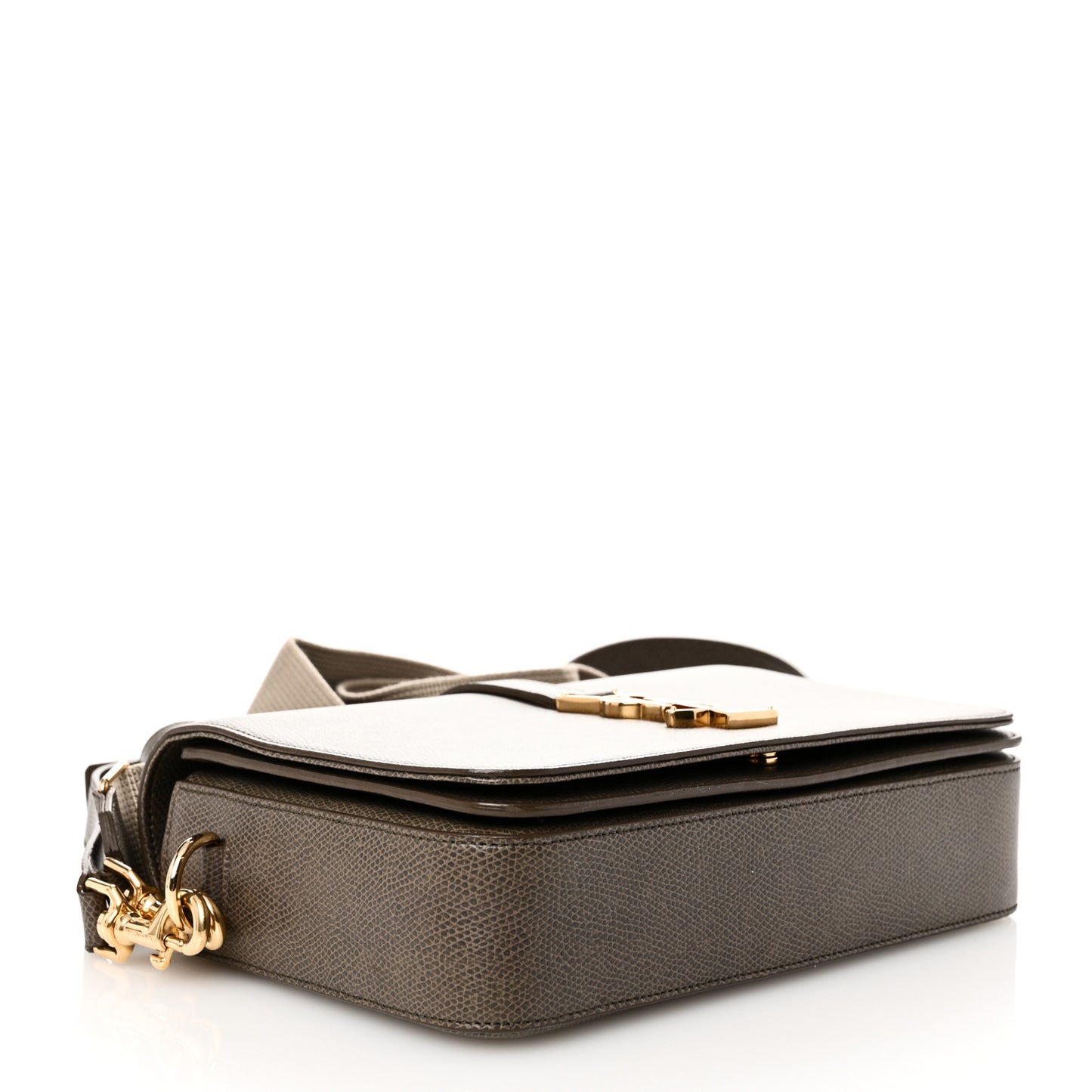 Textured Calfskin Medium Classic Monogram Universite Bag Fog