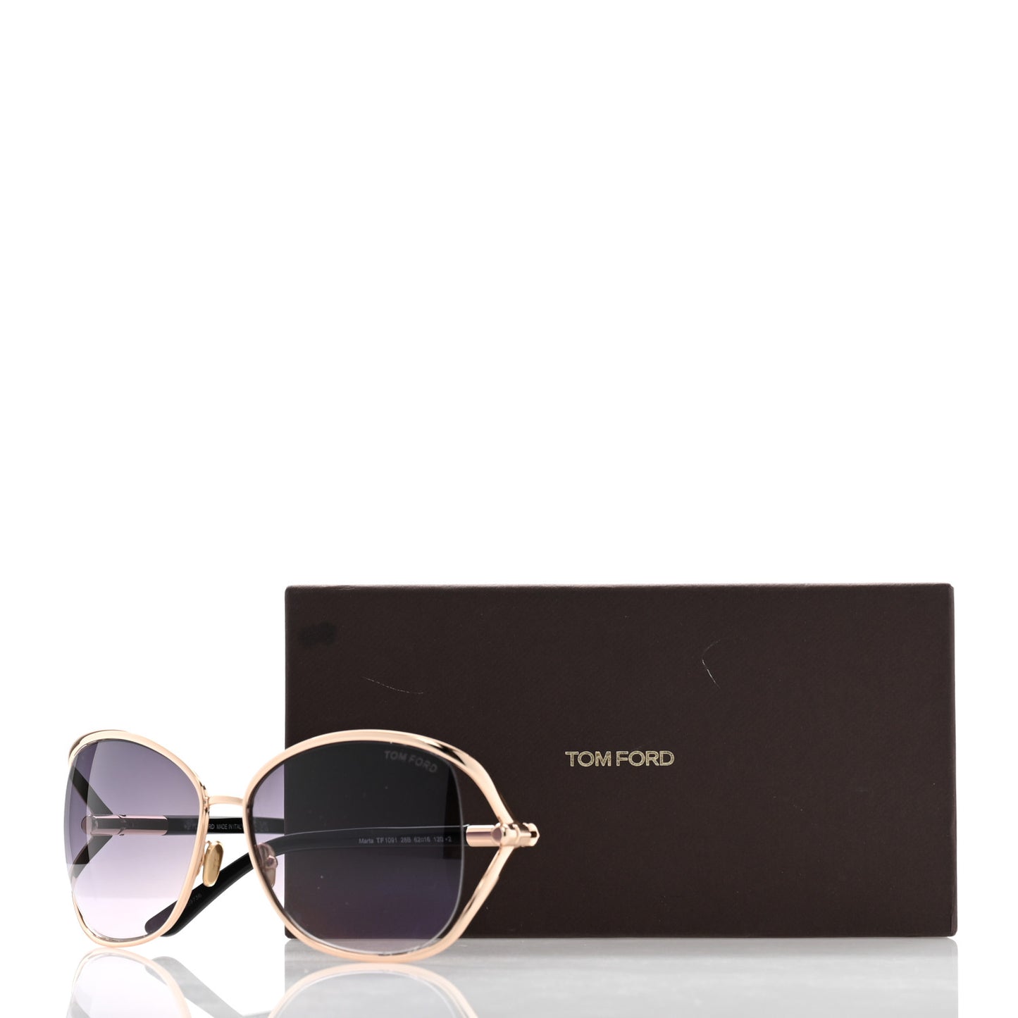 Metal Marta Sunglasses TF1091 Gold