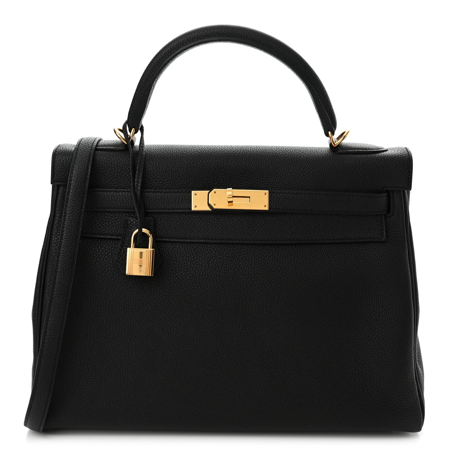 Hermes Togo Kelly Retourne 32 Black 1 of 12