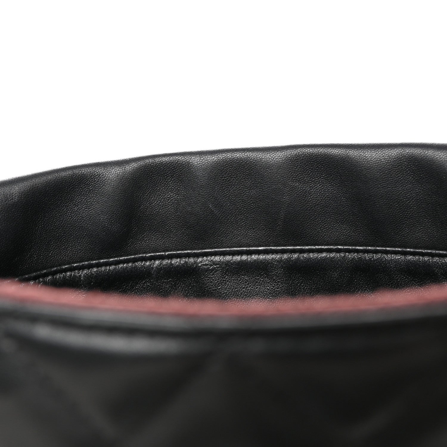 Chanel Lambskin Quilted Large Flap Cosmetic Case Black 13 of 20