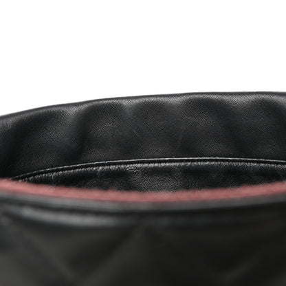 Chanel Lambskin Quilted Large Flap Cosmetic Case Black 13 of 20
