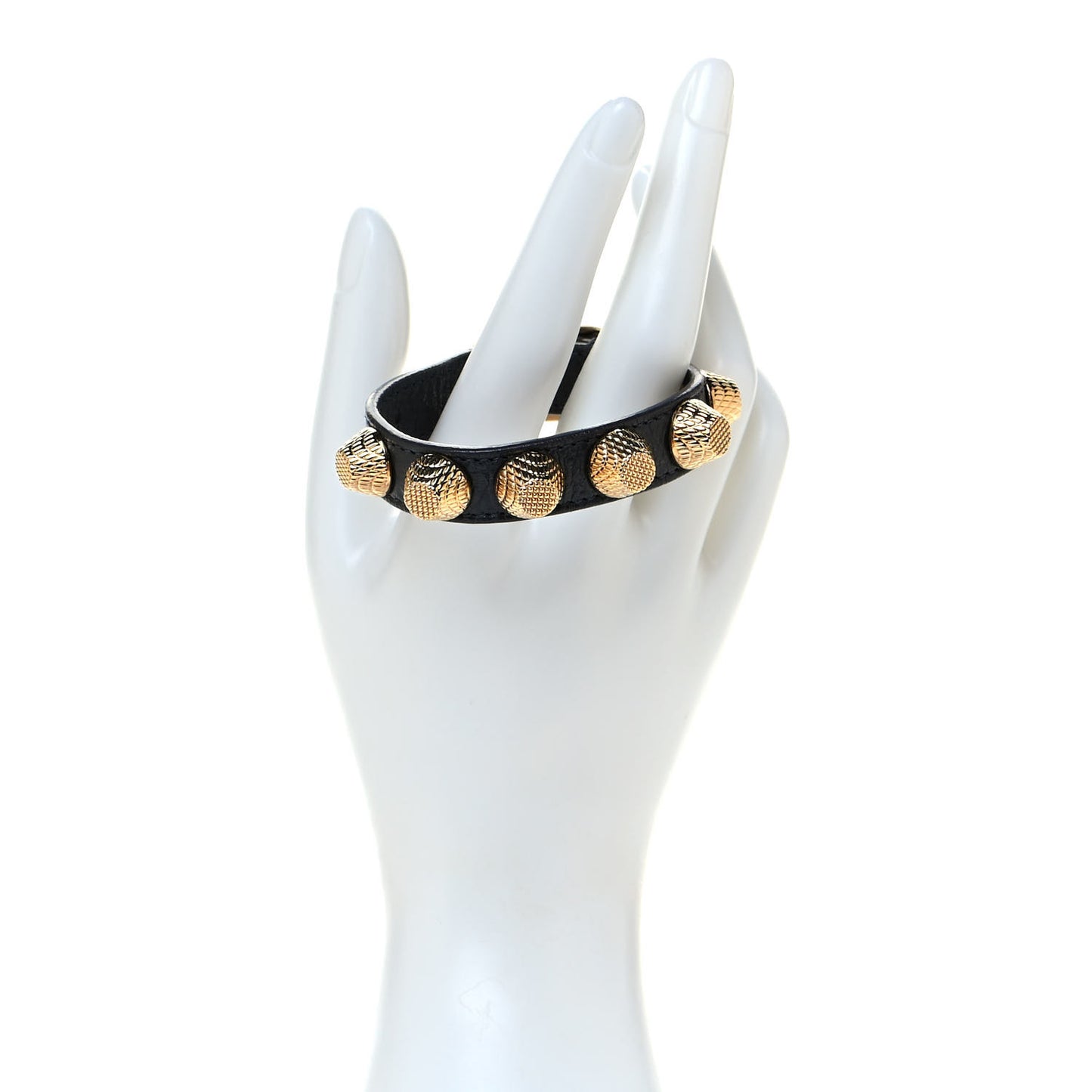 Agneau Giant 12 Gold Hardware Triple Tour M Bracelet Gris Chartreux