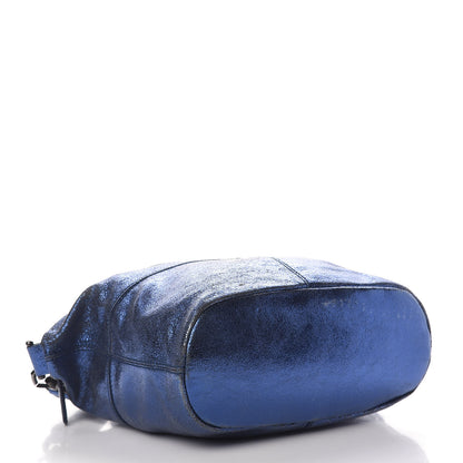 Givenchy Metallic Calfskin Small Nightingale Blue 5 of 20
