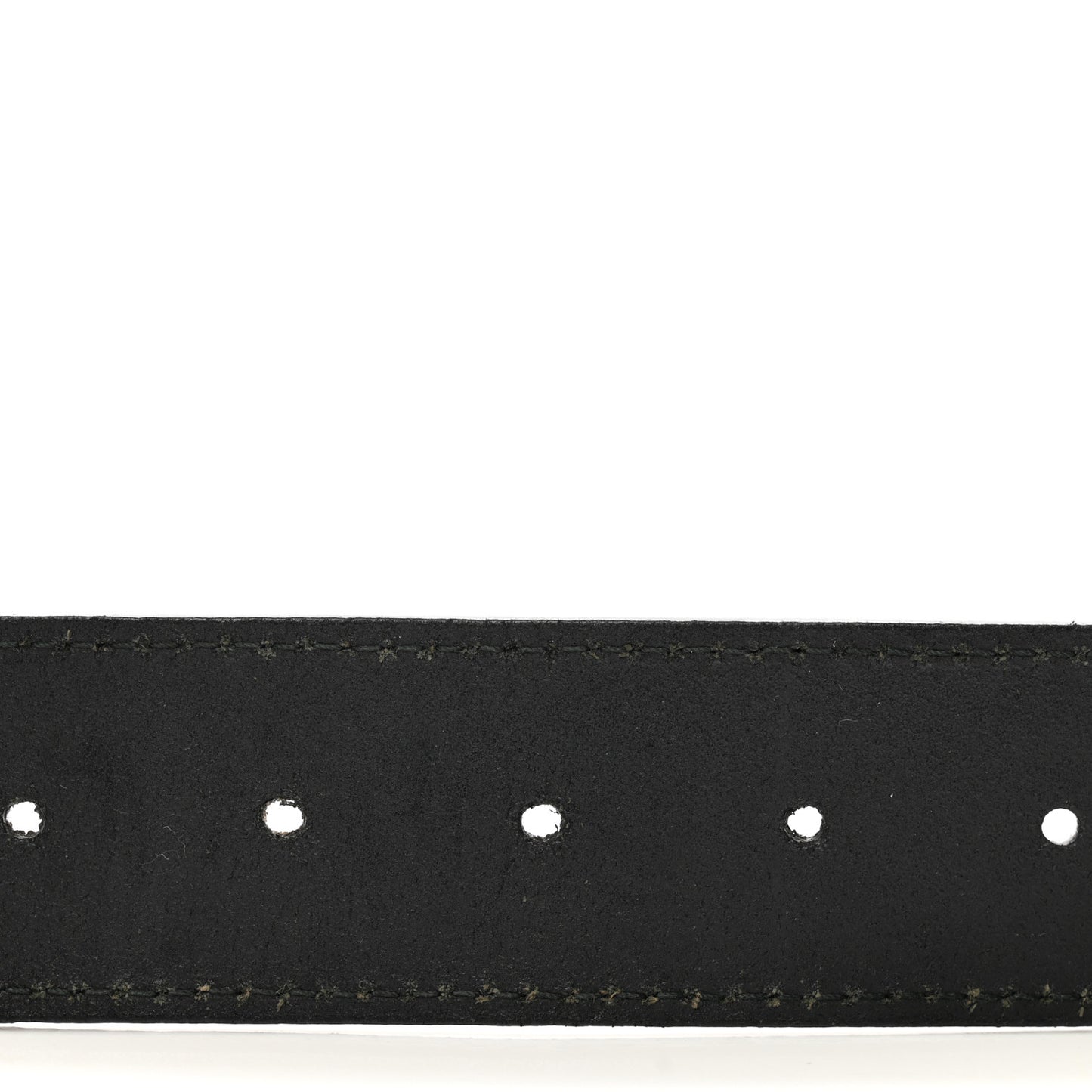 Selleria Calfskin Nickel Interlocking G 37mm Belt 85 34 Black