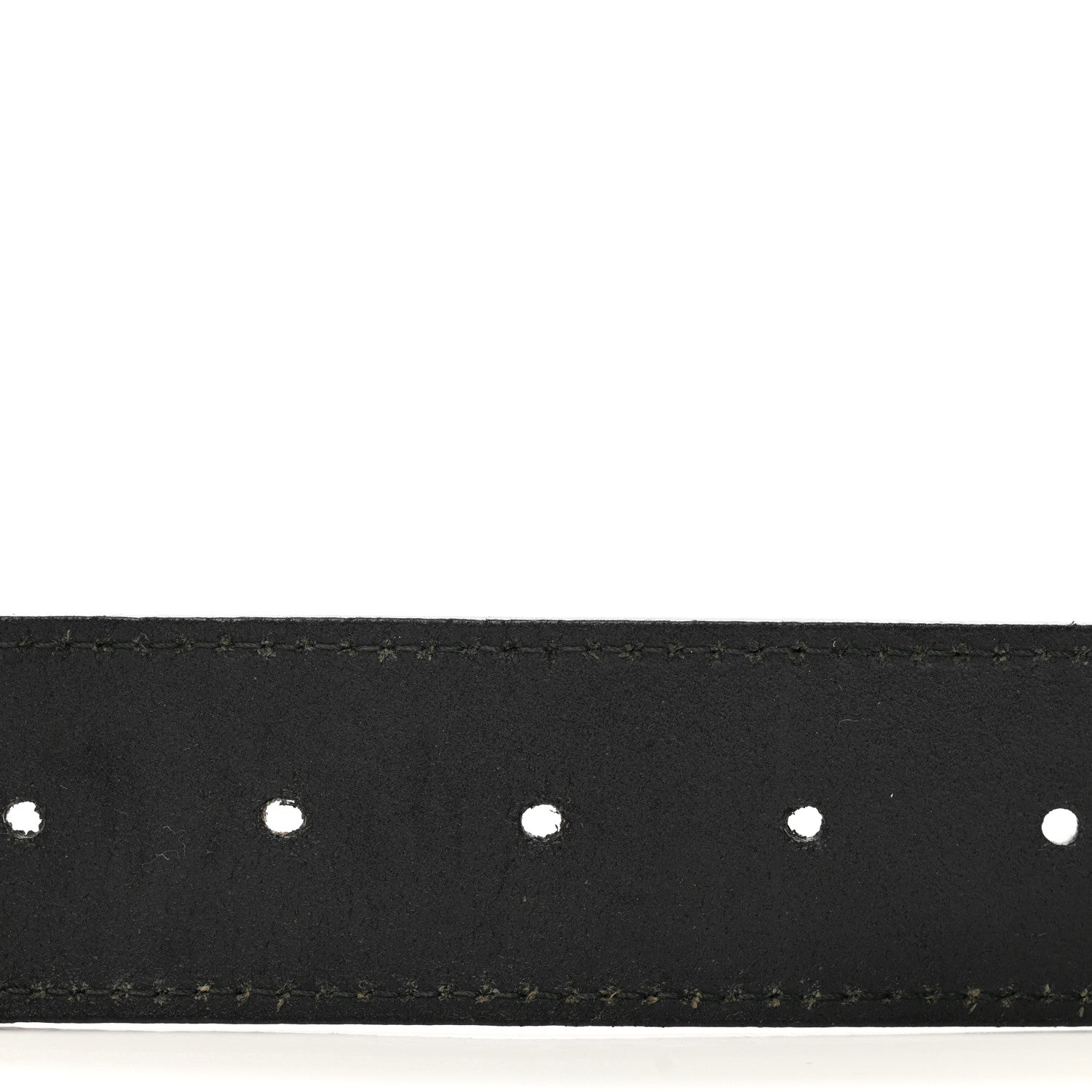 Gucci Selleria Calfskin Nickel Interlocking G 37mm Belt 85 34 Black 4 of 6