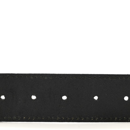 Gucci Selleria Calfskin Nickel Interlocking G 37mm Belt 85 34 Black 4 of 6