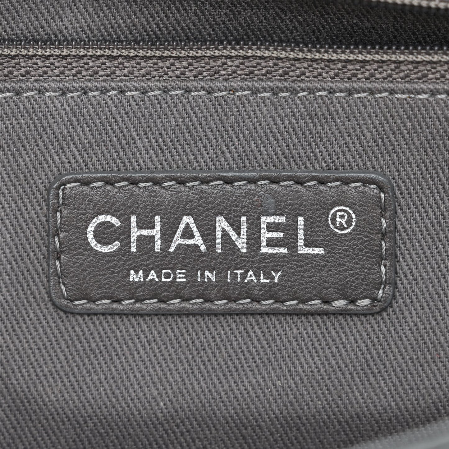 Iridescent Calfskin Glint Flap Black
