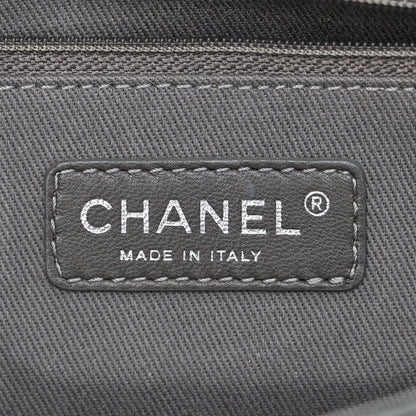 Chanel Iridescent Calfskin Glint Flap Black 6 of 11
