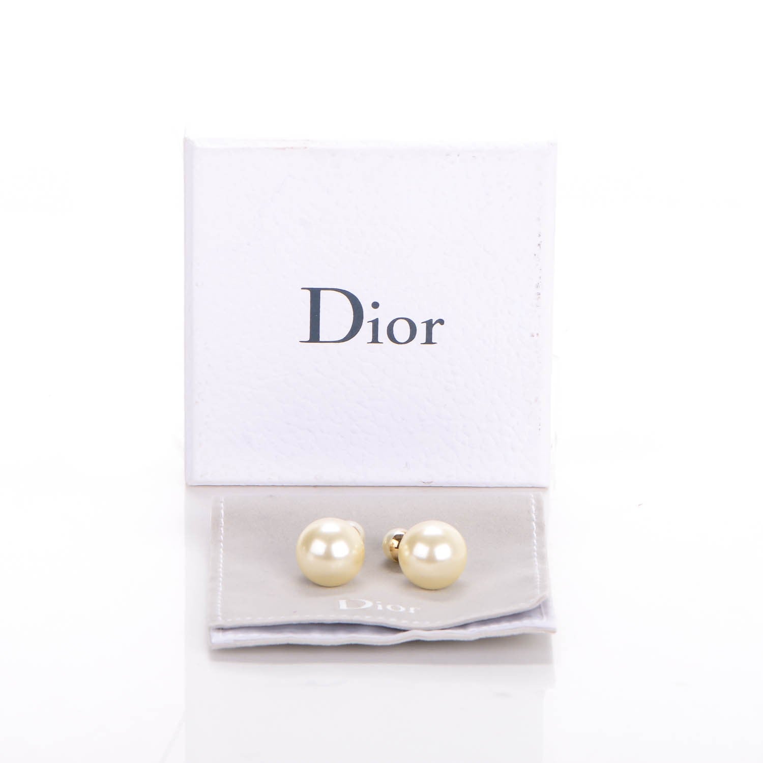 Christian Dior Pearl Mise En Dior Tribal Earrings 5 of 5