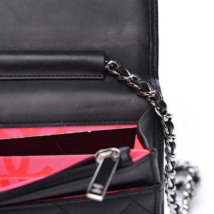 Chanel Calfskin Quilted Cambon Wallet On Chain WOC Black 12 of 16