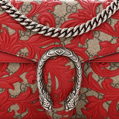 Gucci GG Supreme Monogram Arabesque Small Dionysus Shoulder Bag Hibiscus Red 8 of 10
