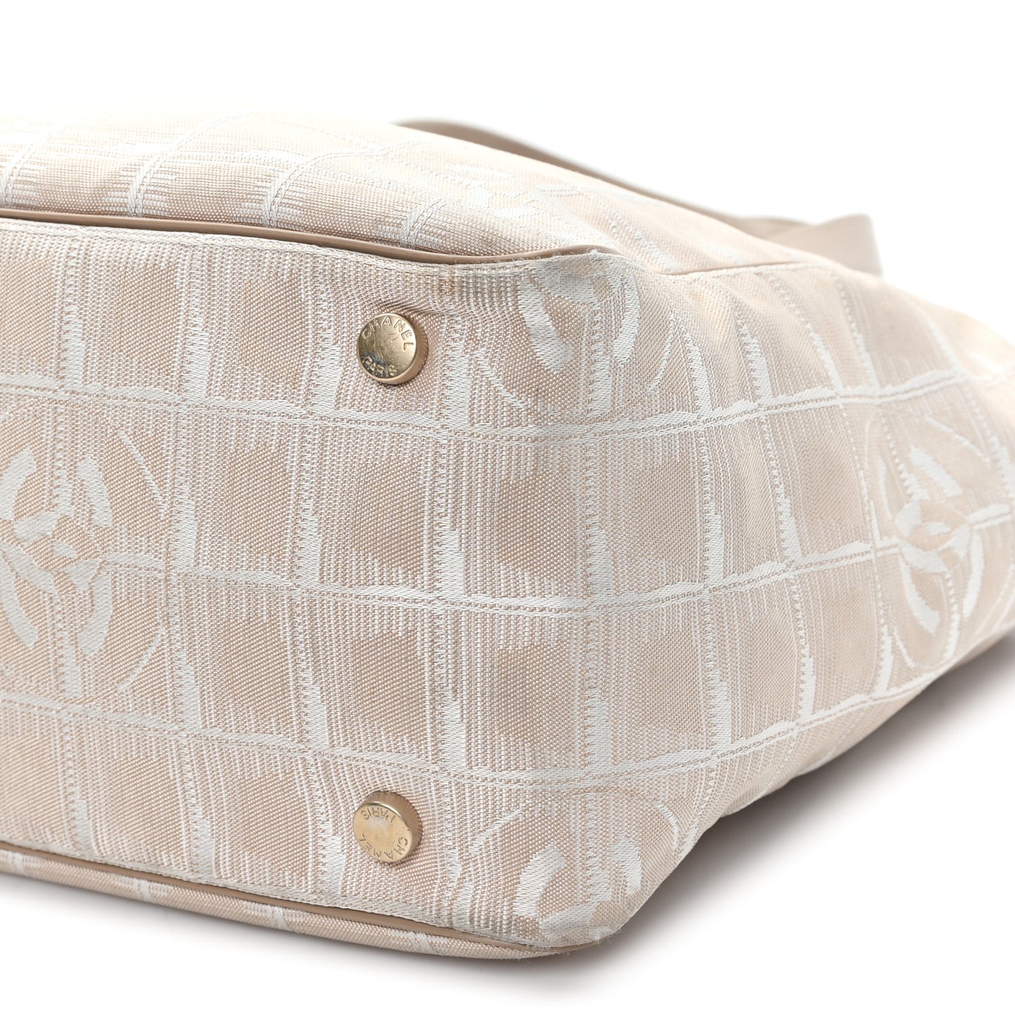 Nylon Small Travel Tote Beige