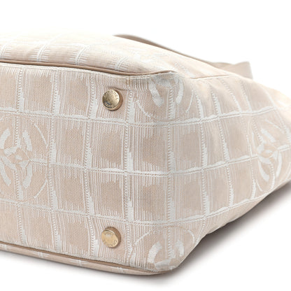 Chanel Nylon Small Travel Tote Beige 10 of 13
