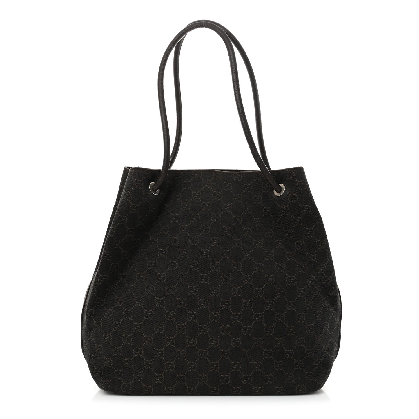 Canvas Monogram Gifford Shopping Tote Brown
