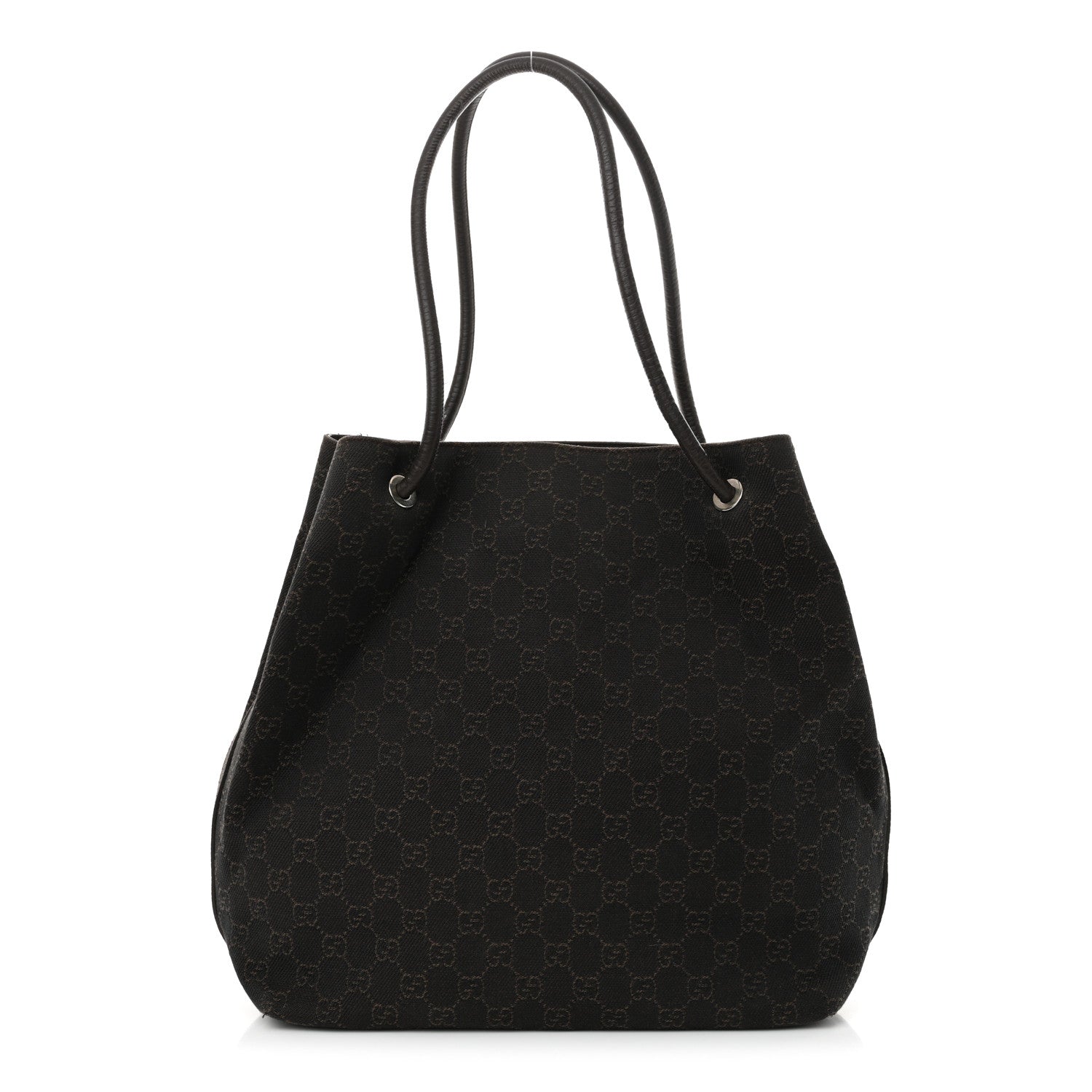 Gucci Canvas Monogram Gifford Shopping Tote Brown 1 of 15