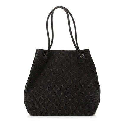 Gucci Canvas Monogram Gifford Shopping Tote Brown 1 of 15