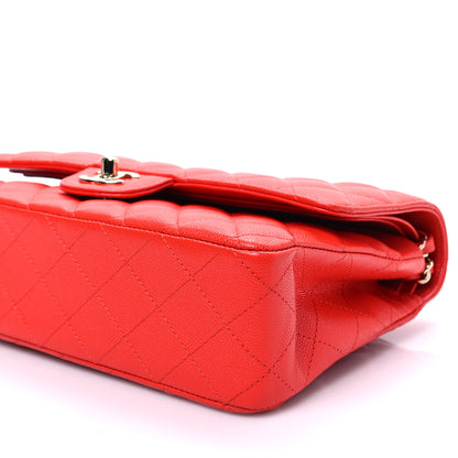 Chanel Caviar Quilted Medium Double Flap Red 8 of 8