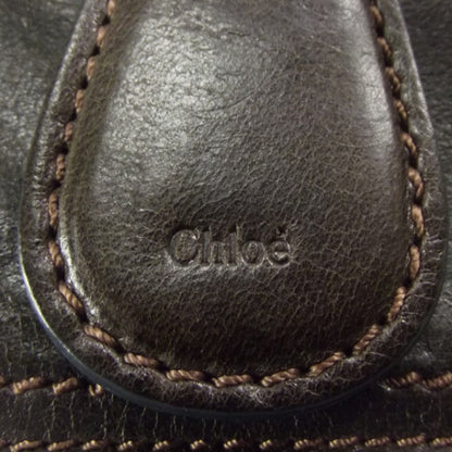 Chloe Leather Bay Tote Moka 11 of 12