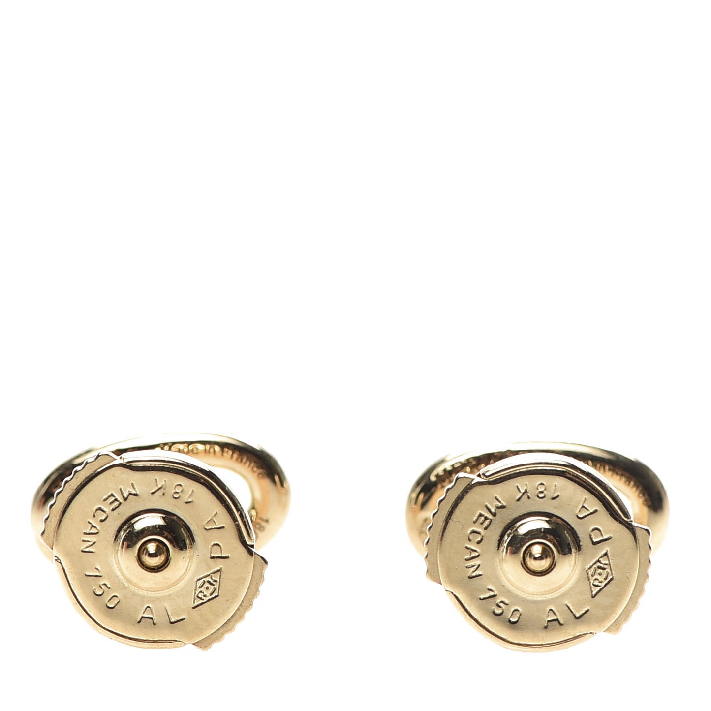 18K Yellow Gold TPM Farandole Stud Earrings
