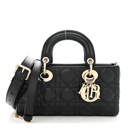 Christian Dior Lambskin Cannage Small Lady D-Joy Black 1 of 9