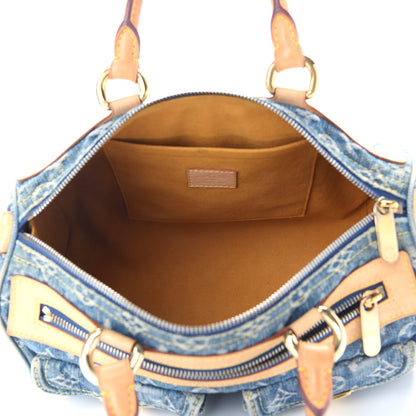 Louis Vuitton Monogram Denim Neo Speedy Blue 5 of 11