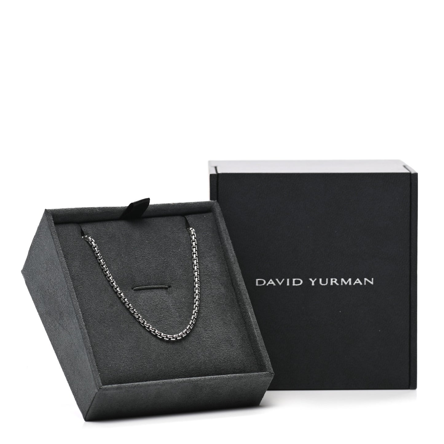 Sterling Silver 2.7mm Small Box Chain Necklace 22"