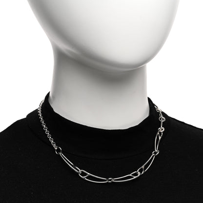 Hermes Sterling Silver Chaine d'Ancre Punk Necklace ST 2 of 5