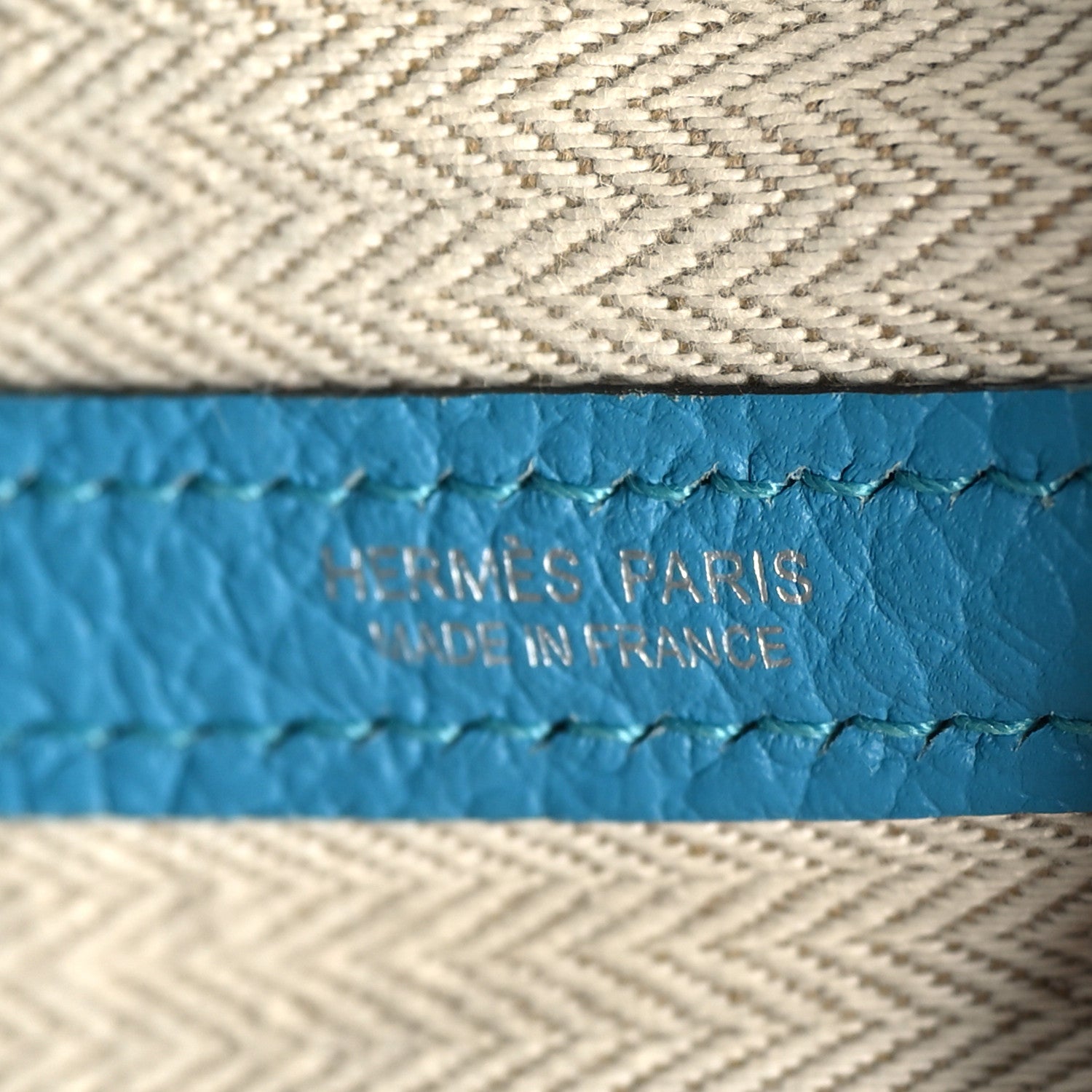 Hermes Negonda Garden Party 30 TPM Turquoise 6 of 9