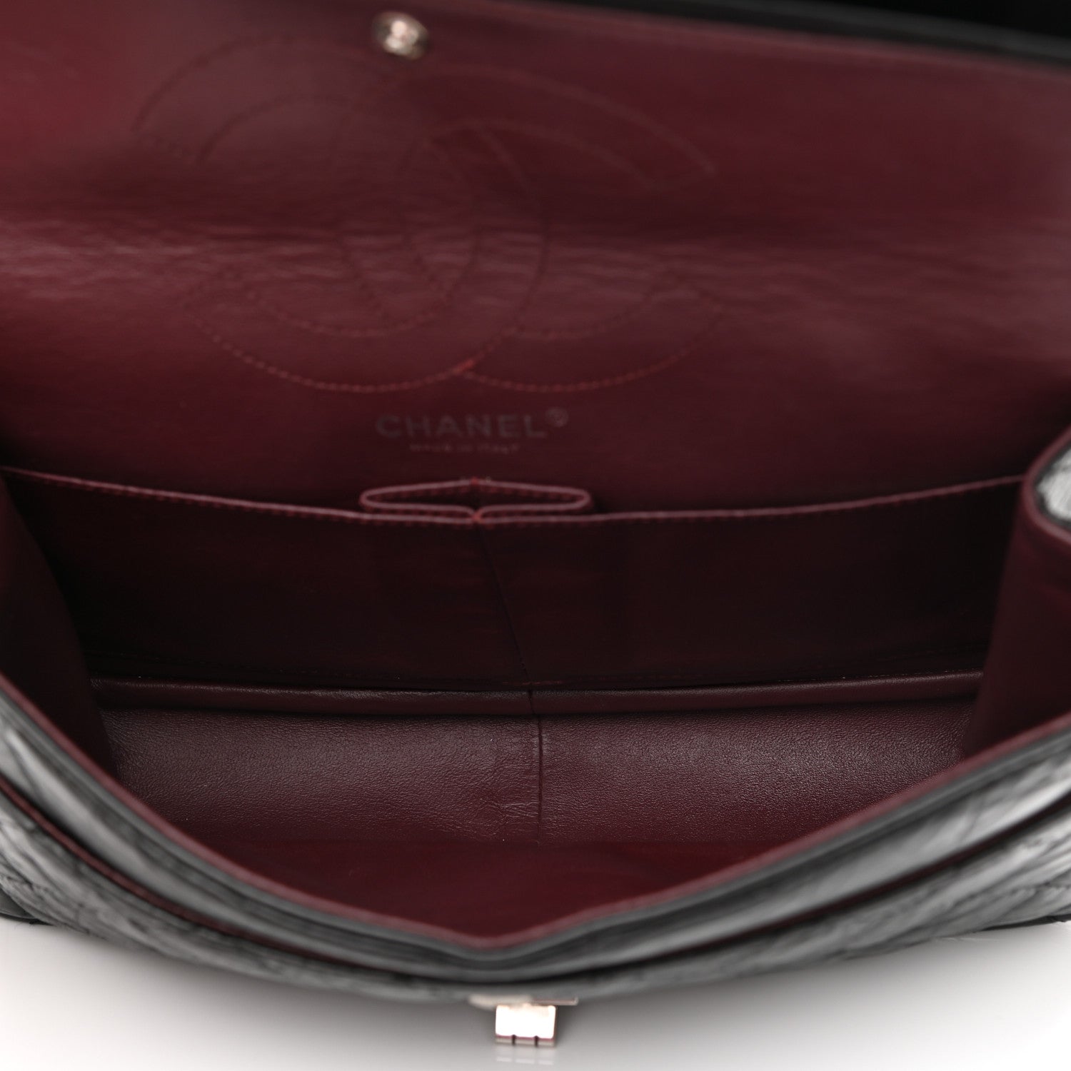 Chanel Aged Calfskin Quilted 2.55 Reissue 226 Flap Black 5 of 10