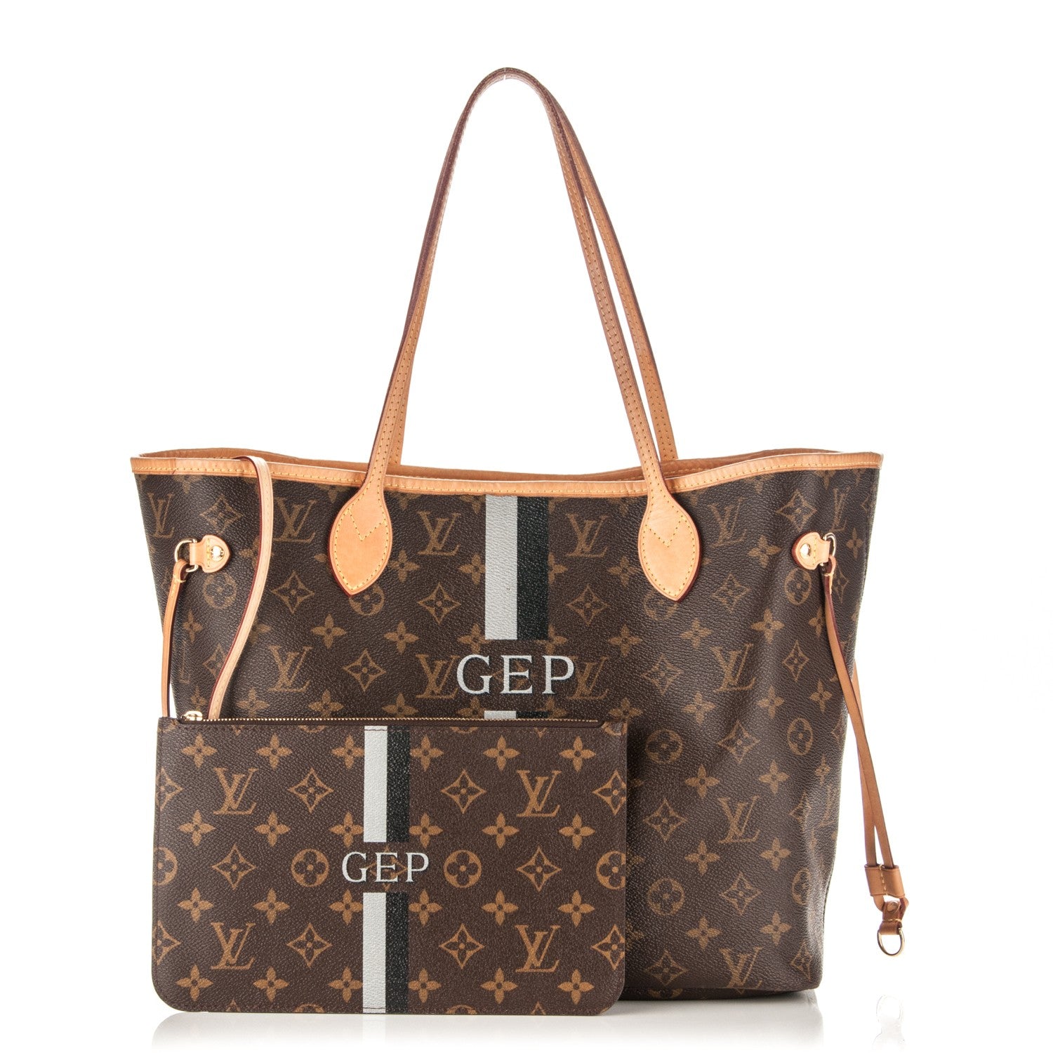 Louis Vuitton Monogram My LV Heritage Neverfull MM Black Gris 1 of 9
