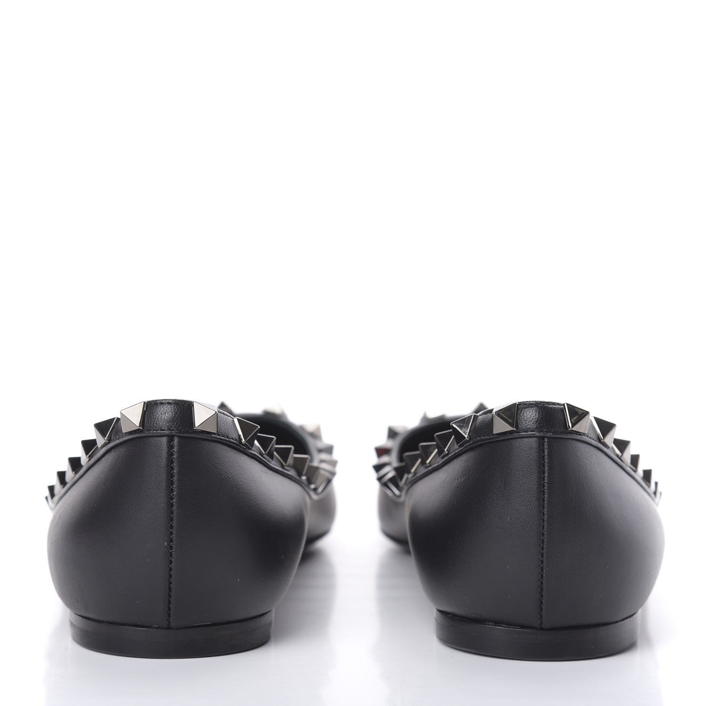 Nappa Rockstud Ballerina Flats 39 Black