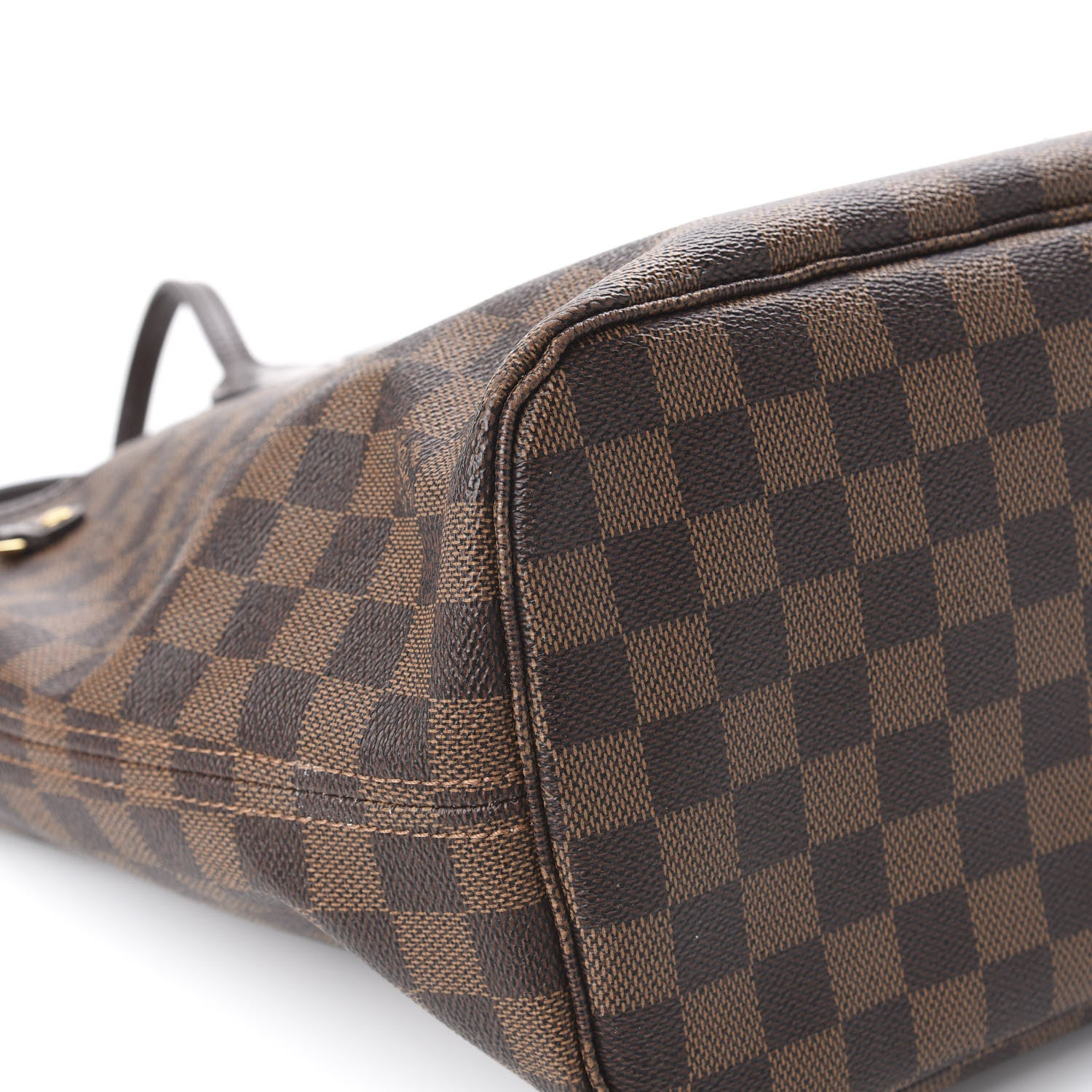Louis Vuitton Damier Ebene Neo Neverfull MM Rose Ballerine 10 of 11