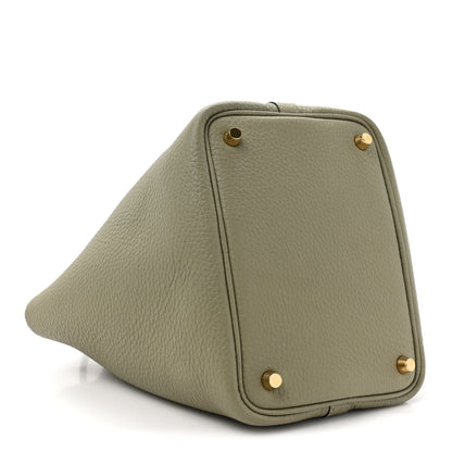 Hermes Taurillon Clemence Picotin Lock 18 PM Sauge 4 of 11