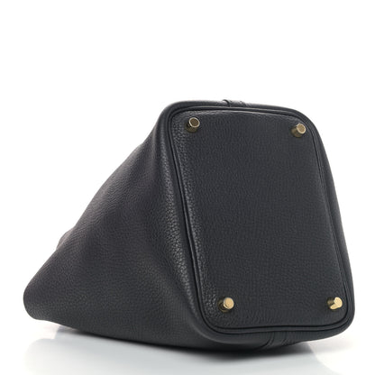 Hermes Taurillon Clemence Picotin Lock 18 PM Black 4 of 9