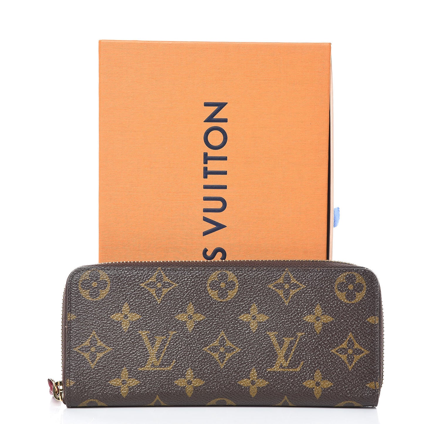 Monogram Clemence Wallet Fuchsia