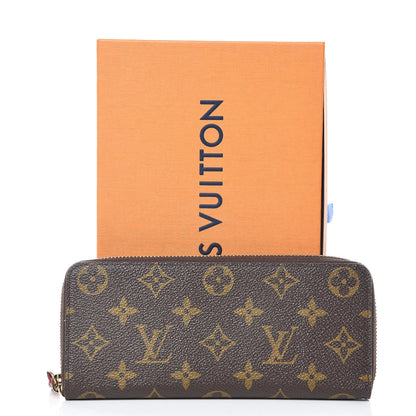 Louis Vuitton Monogram Clemence Wallet Fuchsia 8 of 8