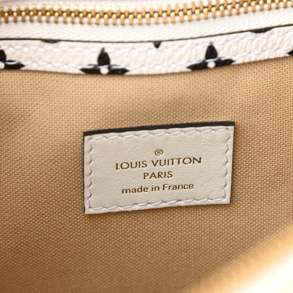 Louis Vuitton Monogram Giant Speedy Bandouliere 30 Kaki Beige 6 of 9