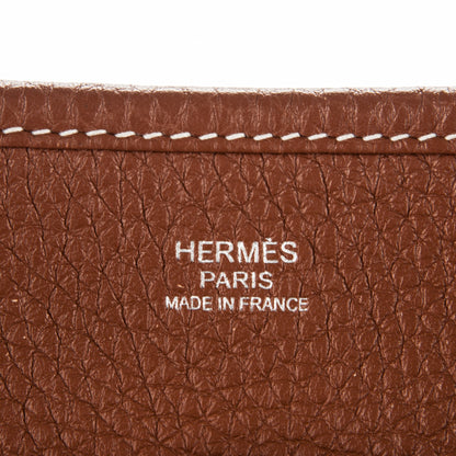 Hermes Taurillon Clemence Evelyne III PM Gold 7 of 8