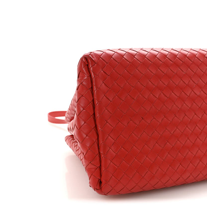 Bottega Veneta Nappa Intrecciato Small Roma Tote Red 8 of 9