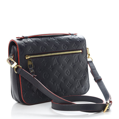 Louis Vuitton Empreinte Pochette Metis Marine Rouge 3 of 13