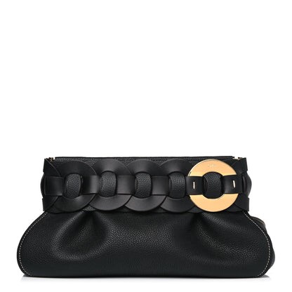 Chloe Grained Calfskin Darryl Clutch Black 2 of 31